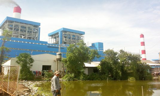 Môi trường bên Nhà máy Nhiệt điện Duyên Hải ở tỉnh Trà Vinh bị ô nhiễm trầm trọng