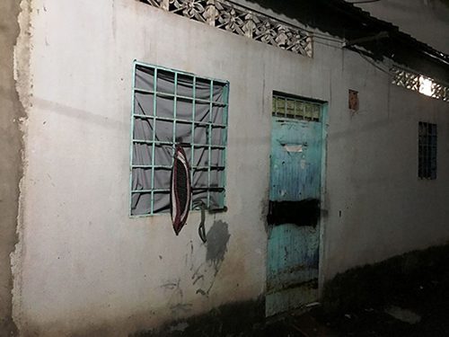 Khu vực phòng trọ nơi mẹ con chị C. thuê ở