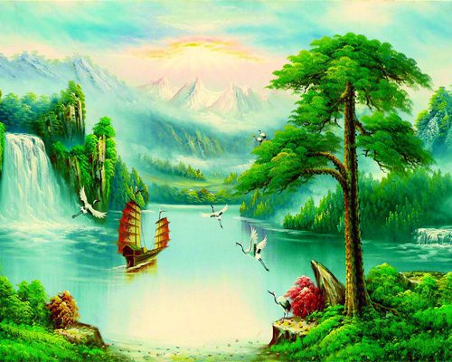 Các biểu tượng bạn có thể sử dụng là hình ảnh về rùa, tranh ảnh về sông hồ, thác nước hoặc thuyền buồm…