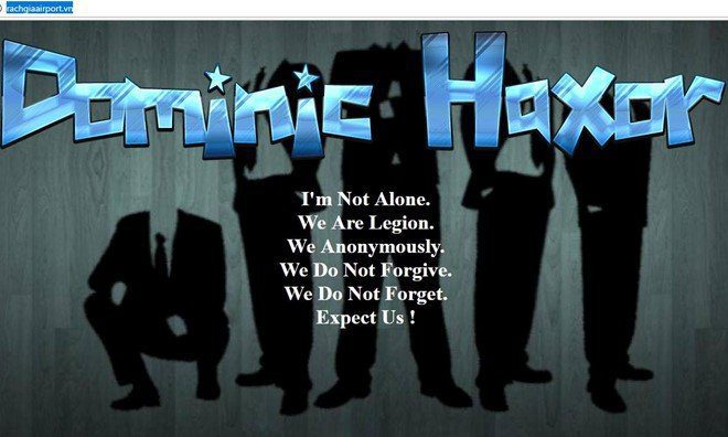 Thông báo để lại trên website của sân bay Rạch Giá chiều 9/3