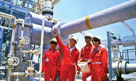 Nhà máy và thợ điện Petrovietnam.