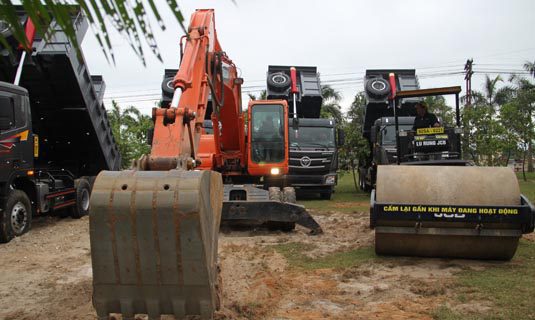 Khởi công nút giao thông vòng xuyến 2 tầng.