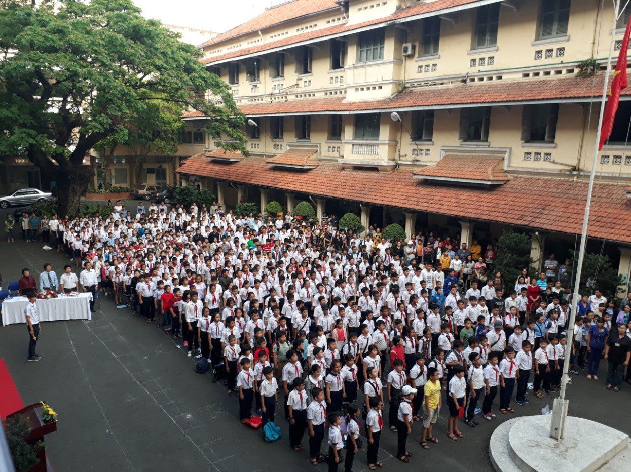 Lễ chào cờ khai mạc kỳ thi MYTS - 2018 tại T.P Hồ Chí Minh