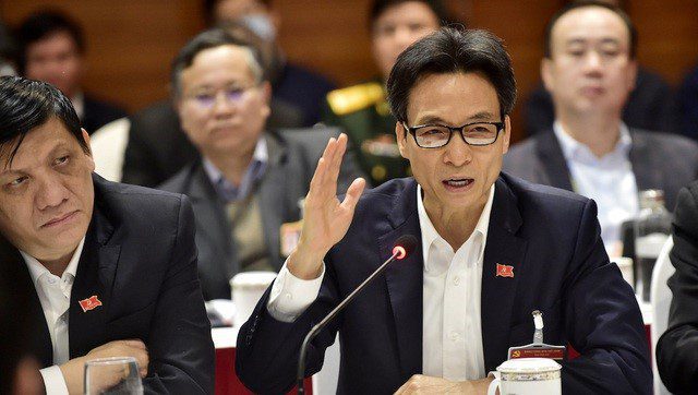 Phó Thủ tướng Vũ Đức Đam khẳng định 8 ngày nữa sẽ chặn được dịch Covid-19. (Ảnh: Quốc Chính)