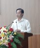 Ông Quách Văn Ấn, Phó Giám đốc Sở Khoa học và Công nghệ tỉnh Cà Mau phát biểu tại họp báo.