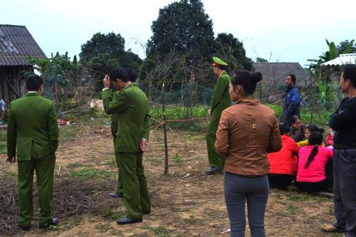 Hiện trường vụ thảm án.