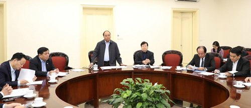 Thủ tướng Nguyễn Xuân Phúc phát biểu tại cuộc họp