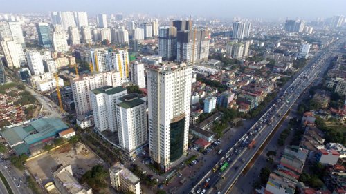 Các bộ ngành tham dự buổi làm việc cho rằng Hà Nội cần rà soát ngay quy hoạch chung cư cao tầng. Ảnh minh họa: Giang Huy.