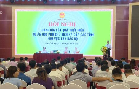 Hội nghị đánh giá kết quả thực hiện Dự án 600 Phó Chủ tịch xã của các tỉnh khu vực Tây Bắc.
