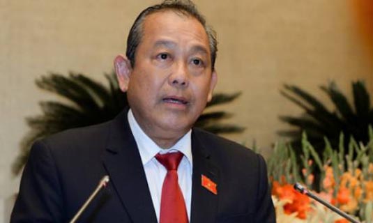 Phó thủ tướng Trương Hòa Bình phê bình Chủ tịch UBND tỉnh Bạc Liêu - Ảnh: Dangcongsan.vn