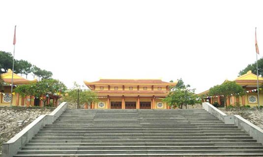 Khu tưởng niệm Bác Hồ về thăm xã Vĩnh Thành.