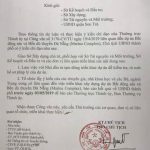 Văn Bản Tạm Dừng Triển Khai Dự án Marina Complex Trên Sông Hàn
