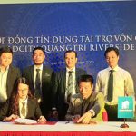 Bà Đàm Truyền Uyên Ly Phó Giám đốc Ngân Hàng Bưu điện Liên Việt Chi Nhánh Quảng Trị Ký Kết Hợp Tác Tín Dụng Tài Trợ Vốn Cho Dự án Với ông Lê Hồng Quang Tổng Giám đốc Hana Group