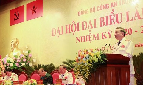 Đại tướng Tô Lâm phát biểu khai mạc Đại hội