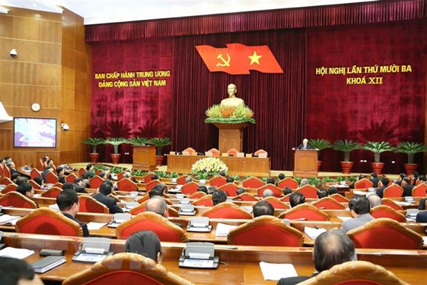 Toàn cảnh bế mạc hội nghị. (Ảnh: Phương Hoa/TTXVN)