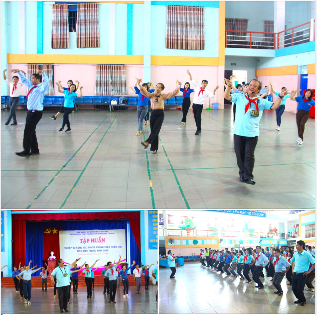 Cùng học múa, hát với người thầy U60 Mai Xuân Mùi, các giáo viên Bình Phước lại càng thêm yêu nghề công tác Đội