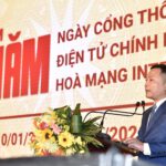 Tổng Giám đốc Cổng TTĐT Chính phủ, Tổng Biên tập Báo Điện tử Chính phủ Nguyễn Hồng Sâm phát biểu tiếp thu các ý kiến chỉ đạo của lãnh đạo Chính phủ, VPCP