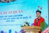 Đại diện cho các vận động viên đoàn thể thao tỉnh Lâm Đồng xin hứa hoàn thành xuất sắc nhiệm vụ được giao