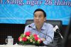 Chủ tịch UBND TP Đà Nẵng Lê Trung Chinh chủ trì họp báo.