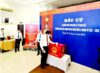 Phó Bí thư Thành ủy, Chủ tịch UBND TP Đà Nẵng Lê Trung Chinh tham gia bỏ phiếu tại khu vực bỏ phiếu số 6, P. Hòa Cường Bắc, Q. Hải Châu