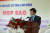 ông Huỳnh Minh Hải quyền giám đốc sở TTTT chủ trì buổi họp báo