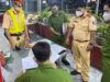 Trạm CSGT Hàm Tân bàn giao hồ sơ vụ việc cho Công An điều tra Huyện Hàm Tân xử lý theo quy định