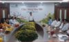 Bí thư Thành Ủy Cần Thơ – Lê Quang Mạnh, phát biểu chúc Tết biểu dương kết quả hoạt động của Vietcombank