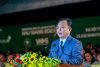 Ông Nguyễn Văn Hoà – Phó Chủ tịch UBND tỉnh Hậu Giang phát biểu tại khai mạc .