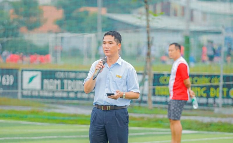 Ông Nguyễn Toàn Thắng - Phó VPĐD Tạp chí Ánh sáng và Cuộc sống khu vực TP.HCM tham dự và phát biểu Khai mạc
